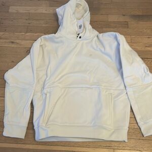 NWT Under Armour Sweatshirt Unisex Off White size xl